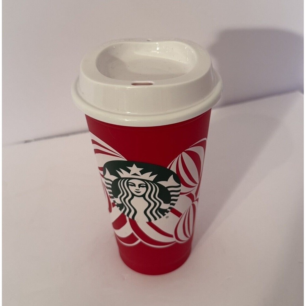 Starbucks 2024 Christmas Holiday Reusable Red Cup Limited Ed. 16oz Tumbler & Lid